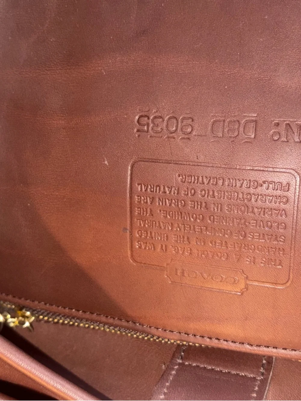 Rare Vintage Coach Ergo Shopper Purse #9035 - Picture 4 of 8